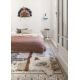 Tapis beige ethnique shaggy en laine lavable en machine Kachina Lorena Canals