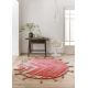 Tapis rond avec franges en laine lavable en machine Teepees Lorena Canals