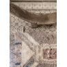 Tapis ethnique en laine lavable en machine avec franges beige Zuni Lorena Canals