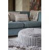 Tapis ethnique en laine lavable en machine avec franges beige Zuni Lorena Canals