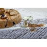 Tapis ethnique en laine lavable en machine avec franges beige Zuni Lorena Canals