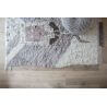 Tapis ethnique en laine lavable en machine avec franges beige Zuni Lorena Canals