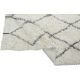 Tapis en laine shaggy gris lavable en machine ethnique Bereber Soul Lorena Canals