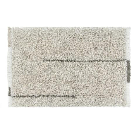 Tapis shaggy en laine lavable en machine avec franges Seasons Lorena Canals