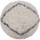 Pouf en laine beige ethnique Bereber Lorena Canals