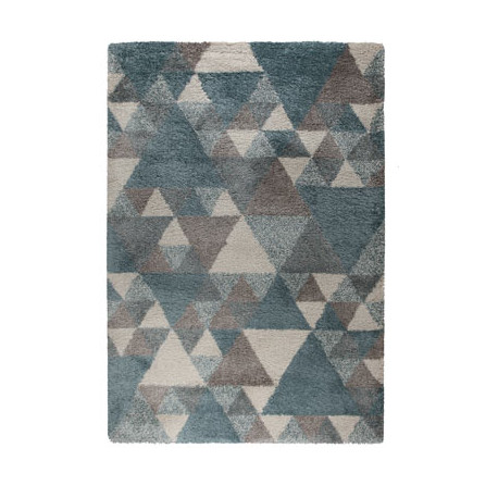 Tapis scandinave rectangle géométrique intérieur Nuru