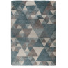 Tapis scandinave rectangle géométrique intérieur Nuru