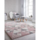 Tapis scandinave rectangle géométrique intérieur Nuru