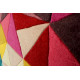Tapis multicolore en laine géométrique design Falmouth
