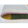 Tapis en laine géométrique multicolore moderne Lucea