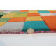 Tapis en laine géométrique multicolore moderne Lucea