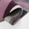 Tapis en polyester moderne pour salon Splinter
