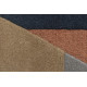 Tapis moderne en laine graphique multicolore Alwyn