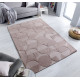 Tapis géométrique en laine design rectangle Gigi