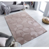 Tapis géométrique en laine design rectangle Gigi