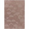 Tapis géométrique en laine design rectangle Gigi