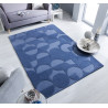 Tapis géométrique en laine design rectangle Gigi