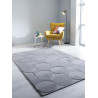 Tapis géométrique en laine design rectangle Gigi