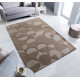 Tapis géométrique en laine design rectangle Gigi