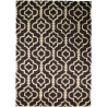Tapis baroque avec effet 3D pour salon gris Amira