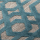 Tapis bleu géométrique pour salon design Oro