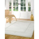 Tapis uni avec bordure effet 3D en laine Apollo