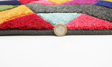 Tapis scandinave géométrique, dyna Couleur multicolore So'home