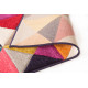 Tapis géométrique pour salon design multicolore Samba