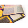 Tapis cubique multicolore moderne pour salon Waltz