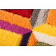 Tapis cubique multicolore moderne pour salon Waltz