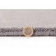 Tapis contemporain uni effet bordure en laine Siena