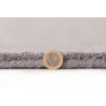 Tapis contemporain uni effet bordure en laine Siena