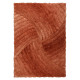 Tapis shaggy effet 3D courbe rectangle Furrow