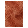 Tapis shaggy effet 3D courbe rectangle Furrow