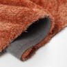 Tapis shaggy effet 3D courbe rectangle Furrow
