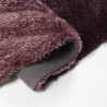 Tapis shaggy effet 3D courbe rectangle Furrow