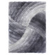 Tapis shaggy effet 3D courbe rectangle Furrow