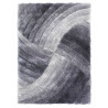 Tapis shaggy effet 3D courbe rectangle Furrow