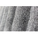 Tapis shaggy effet 3D courbe rectangle Furrow