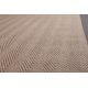 Tapis naturel en jute plat avec bordure Herringbone