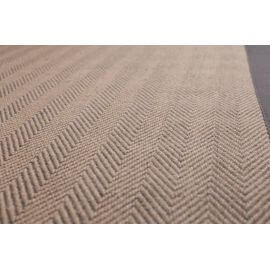 Tapis naturel en jute plat avec bordure Herringbone