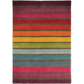 Tapis rectangle multicolore en laine moderne Candy