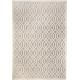 Tapis beige scandinave géométrique pour salon Mondo