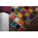 Tapis cubique multicolore moderne pour salon Waltz