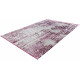 Tapis avec franges violet vintage pour salon rayé Elysee