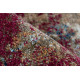 Tapis rouge vintage avec franges à mèches courtes Garland