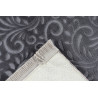 Tapis baroque avec franges lavable en machine Toledo