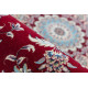 Tapis d'orient avec franges de grande qualité rectangle Raleigh