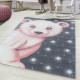 Tapis pour enfant motif ours doux Alice