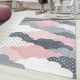 Tapis pour chambre d'enfant rectangle Cloud